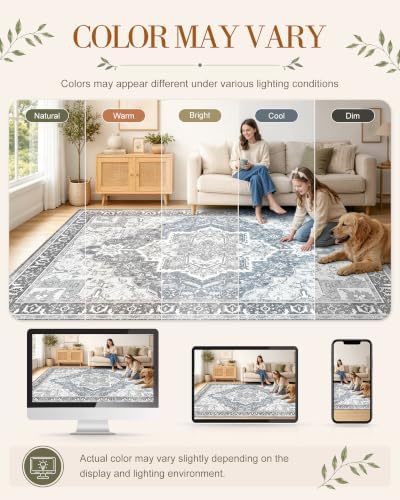 OLANLY 2x5 Washable Runner Rug, Soft Non Slip Carpet for Hallway Kitchen