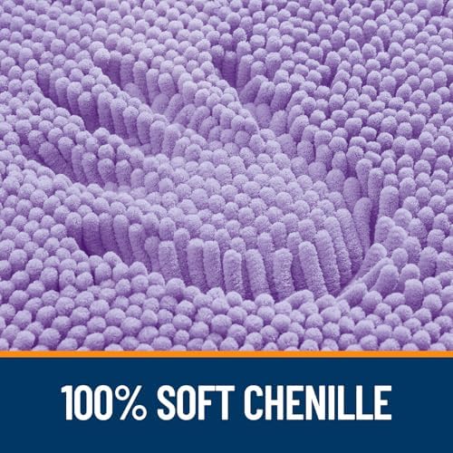 OLANLY Large Bathroom Rugs 59x35, Extra Soft Absorbent Chenille Bath Rugs