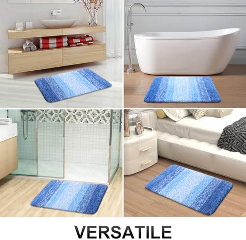 OLANLY Bathroom Runner Rug 44x24, Extra Soft Absorbent Microfiber Bath Rugs