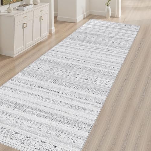 cotiled Hallway 2.6x8 Runner Rugs Washable Boho Moroccan Soft Rug