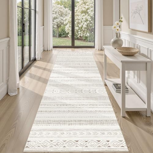 cotiled Hallway 2.6x8 Runner Rugs Washable Boho Moroccan Soft Rug