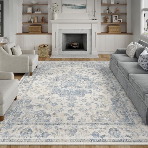 12x15 Blue Neutral Area Rug