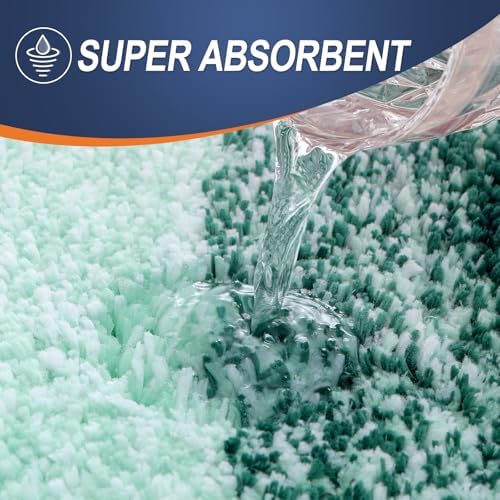 OLANLY Large Bathroom Rugs 44x32, Extra Soft Absorbent Microfiber Bath Rugs