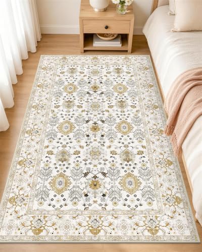 OLANLY 3x6 Washable Runner Rug, Soft Non Slip Carpet for Hallway Kitchen