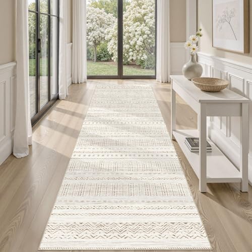 cotiled Hallway 2.6x8 Runner Rugs Washable Boho Moroccan Soft Rug