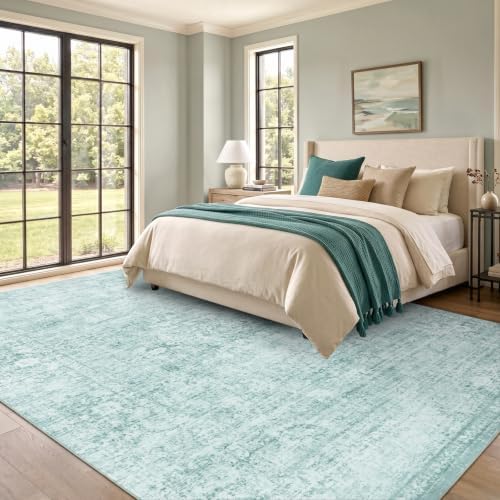 Homemate Washable Rug 10x14 Area Rugs - Vintage Rugs for Living Room