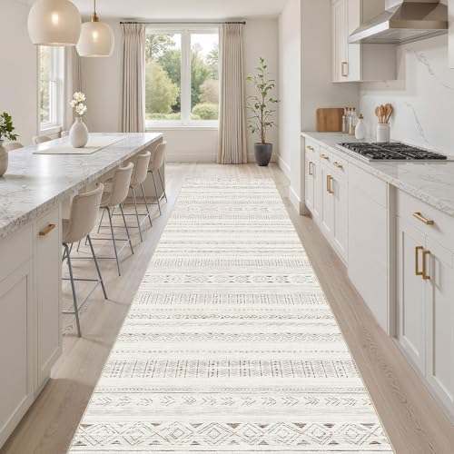 cotiled Hallway 2.6x8 Runner Rugs Washable Boho Moroccan Soft Rug