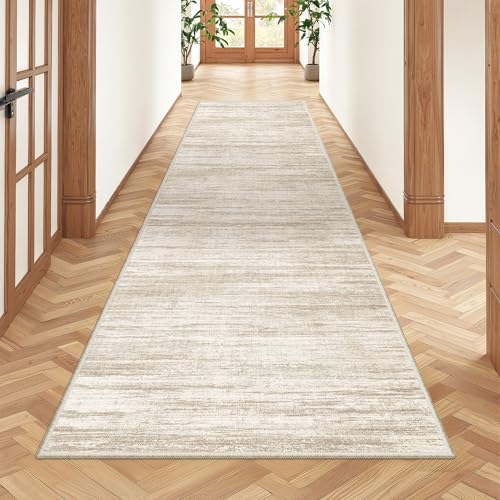 2x8 Runner Rug Non Slip,Washable Hallway Runner Rug,Brown