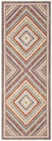 Keen Home Design Vintage Washable Runner Rug, Non-Slip Low Pile, 2x7