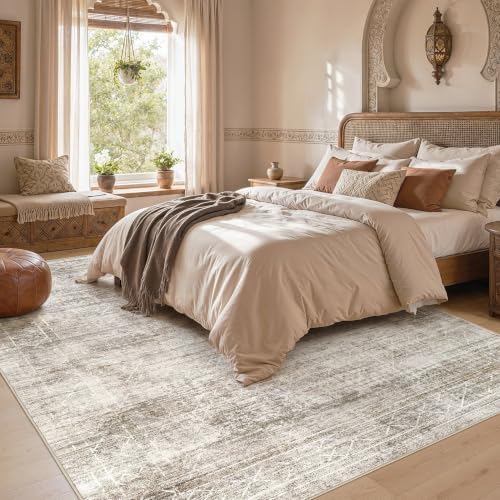 cotiled Boho 10x14 Area Rugs for Living Room: Large Moroccan Washable Rug