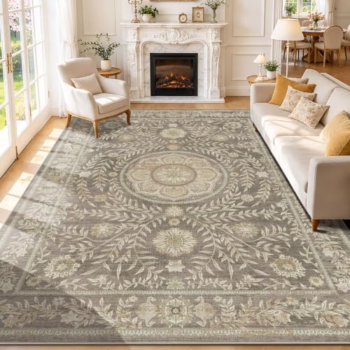Washable Rugs 8x10 Area Rugs for Living Room,Bedroom,Dining Room Carpets