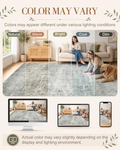 OLANLY 2x5 Washable Runner Rug, Soft Non Slip Carpet for Hallway Kitchen