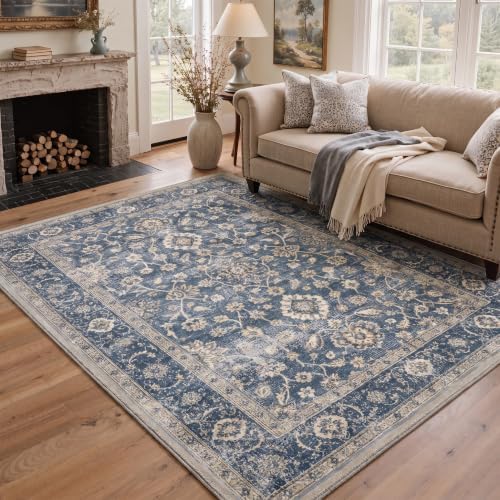 Bavni 2X5 Washable Hallway Runner Rug, Boho Vintage Non Slip