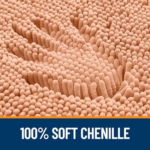OLANLY Bathroom Rugs 30x20, Extra Soft Absorbent Chenille Bath Rugs