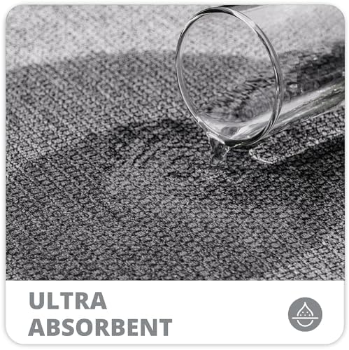 Bosap Bath Mat,Ultra Thin Bathroom Runner Rugs,Large Bath Mats for Bathroom,Quick Dry,Non-Slip,Machine Washable,Low Pile,Bath Rug,Shower Outside,Sink,Home Decor Accessories.Grey,2'x5'（24x60inch）