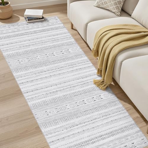 cotiled Hallway 2.6x8 Runner Rugs Washable Boho Moroccan Soft Rug
