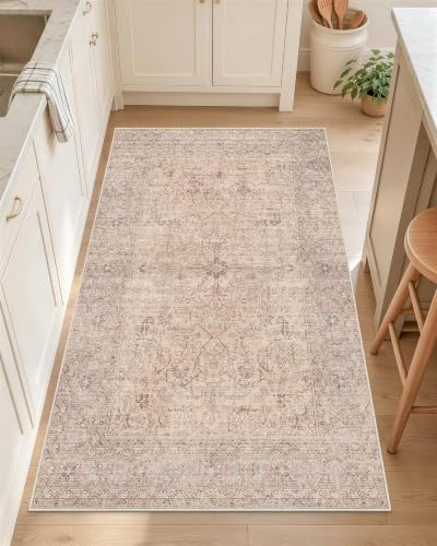 OLANLY 2x4 Washable Accent Rug Non Slip Carpet for Entryway Kitchen Bedside