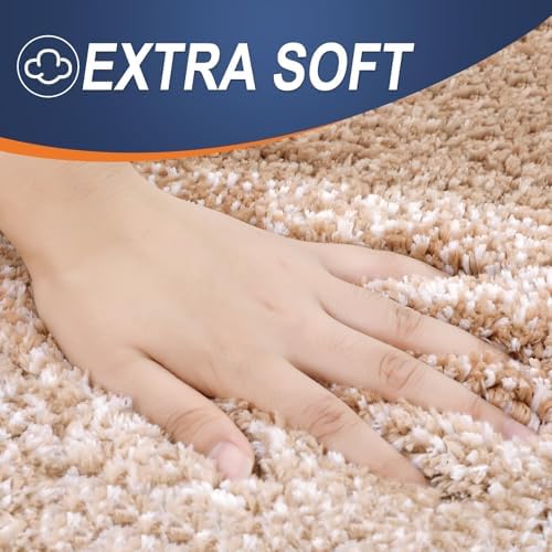 OLANLY Bathroom Runner Rug 59x20, Extra Soft Absorbent Microfiber Bath Rugs