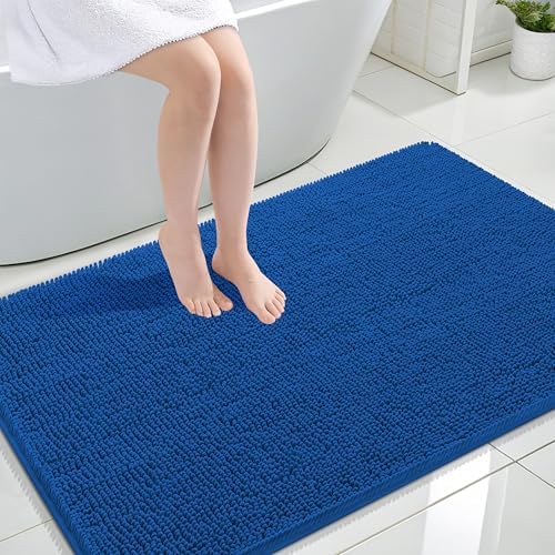 OLANLY Large Bathroom Rugs 44x32, Extra Soft Absorbent Chenille Bath Rugs