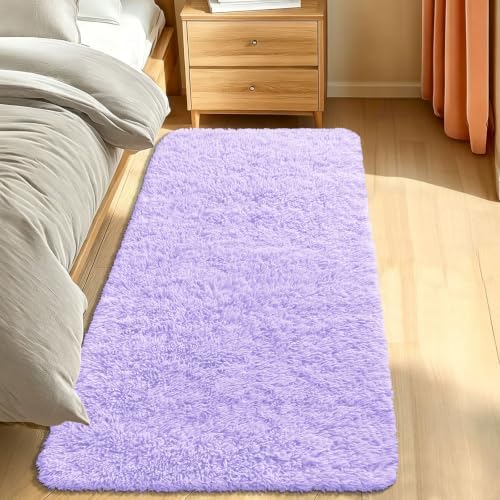 Smiry Area Rugs for Living Room Bedroom 2x6 ft, Fluffy Washable Carpet