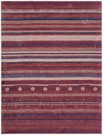 Keen Home Design Vintage Washable Entryway Rug, Non-Slip Low Pile, 3x5