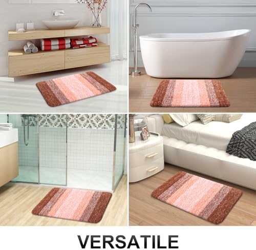OLANLY Large Bathroom Rugs 44x32, Extra Soft Absorbent Microfiber Bath Rugs