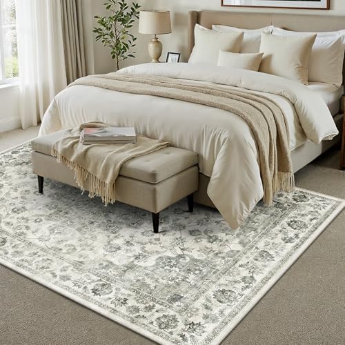 9x12 Green Neutral Area Rug
