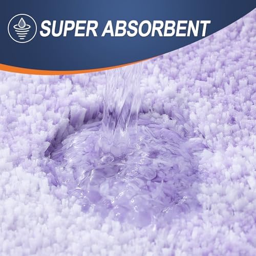 OLANLY Bathroom Runner Rug 47x20, Extra Soft Absorbent Microfiber Bath Rugs