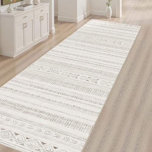 cotiled Hallway 2.6x8 Runner Rugs Washable Boho Moroccan Soft Rug