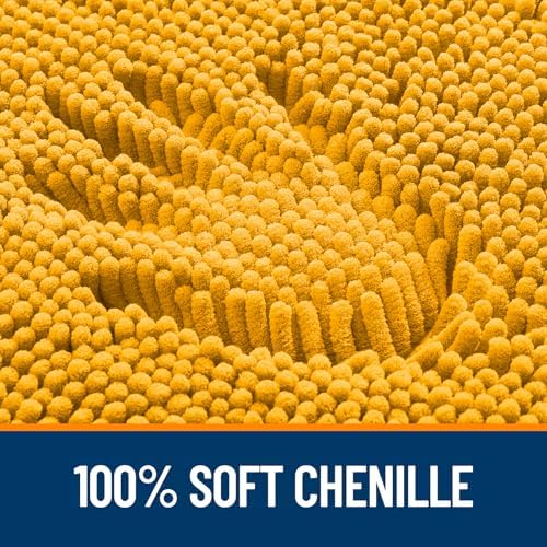OLANLY Large Bathroom Rugs 70x46, Extra Soft Absorbent Chenille Bath Rugs