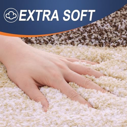 OLANLY Bathroom Runner Rug 47x24, Extra Soft Absorbent Microfiber Bath Rugs