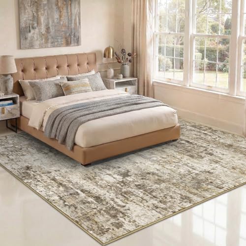 5x7 Area Rugs Washable Living Room Rug Non Slip Soft Carpets