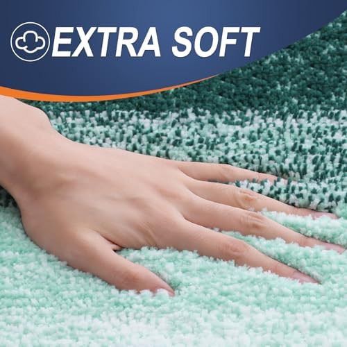 OLANLY Bathroom Runner Rug 44x24, Extra Soft Absorbent Microfiber Bath Rugs