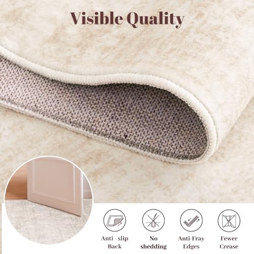 Homemate Washable Rug 10x14 Area Rugs - Vintage Rugs for Living Room