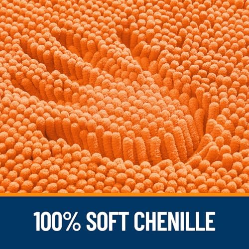 OLANLY Large Bathroom Rugs 50x30, Extra Soft Absorbent Chenille Bath Rugs