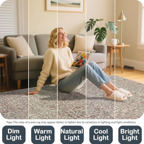 2x3 Area Rug Washable Entry Rug Soft Carpet (Moss)