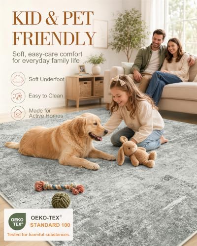 OLANLY 2x5 Washable Runner Rug, Soft Non Slip Carpet for Hallway Kitchen
