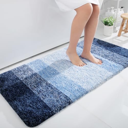 OLANLY Large Bathroom Rugs 50x30, Extra Soft Absorbent Microfiber Bath Rugs