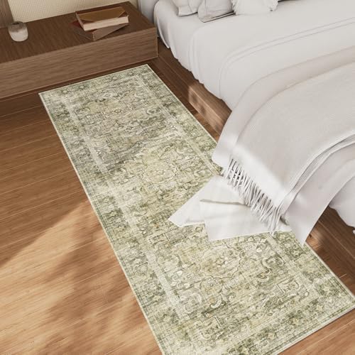 Hallway Runner Rug Non Slip: 2'6"x8' Washable Kitchen Rugs Carpet Runner