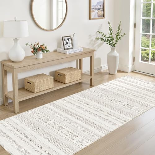 cotiled Hallway 2.6x8 Runner Rugs Washable Boho Moroccan Soft Rug