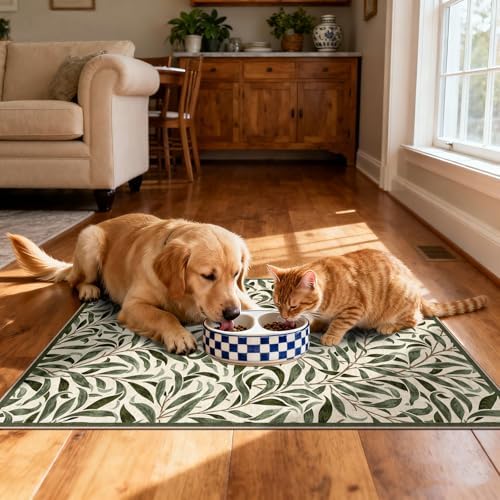 Boho Outdoor Rug - 28" x 43" Front Door Mat Indoor Outside Entrance
