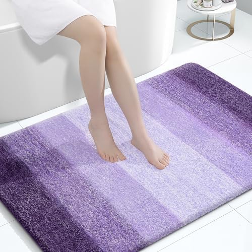 OLANLY Large Bathroom Rugs 44x32, Extra Soft Absorbent Microfiber Bath Rugs