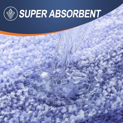 OLANLY Bathroom Runner Rug 45x27, Extra Soft Absorbent Microfiber Bath Rugs