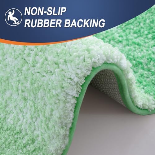OLANLY Small Bathroom Rugs 24x16, Extra Soft Absorbent Microfiber Bath Rugs