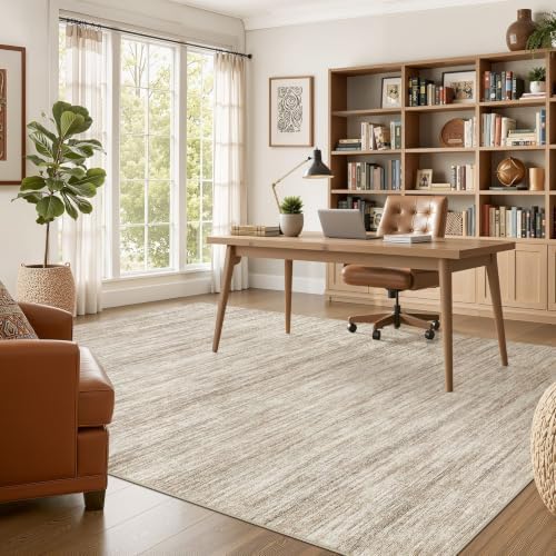 Nakagishi Boho 10x14 Area Rug Living Room Rugs Machine Washable Dark Brown