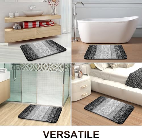 OLANLY Large Bathroom Rugs 59x35, Extra Soft Absorbent Microfiber Bath Rugs