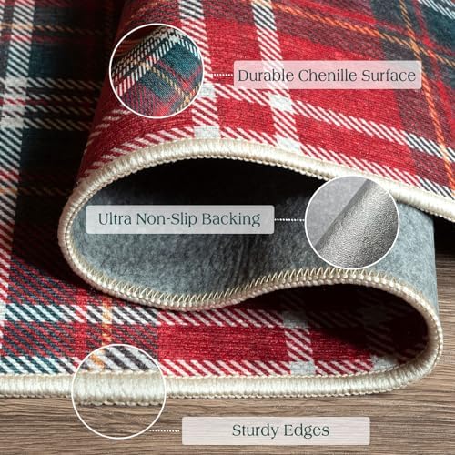 Christmas 3x5 Entry Rug Non-Slip Indoor Outdoor Mats for Front Door