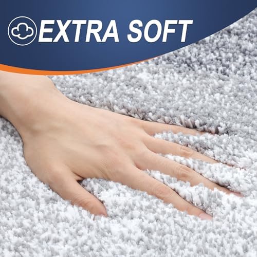 OLANLY Bathroom Runner Rug 70x24, Extra Soft Absorbent Microfiber Bath Rugs