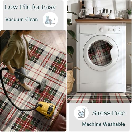 Christmas 3x5 Entry Rug Washable Indoor Outdoor Mats for Front Door