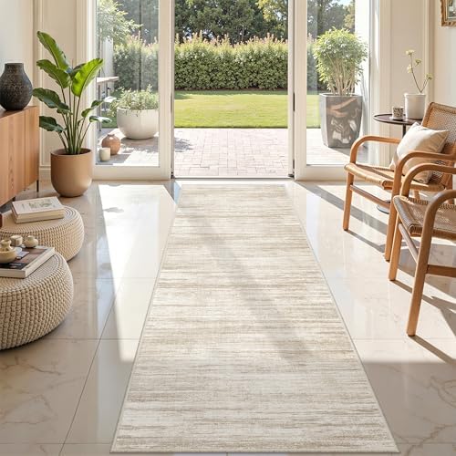 2x7 Runner Rug Non Slip,Washable Hallway Runner Rug,Brown